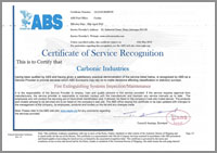 American Bureau of Shipping approval
