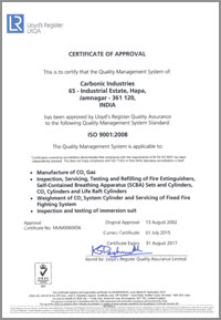 ISO 9001 approval