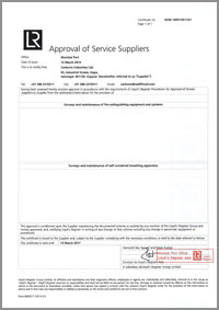 Lloyd's Register approval