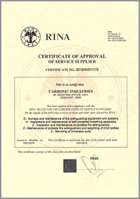 RINA approval