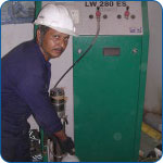 Hydrotesting Facility of CO2 Cylinders