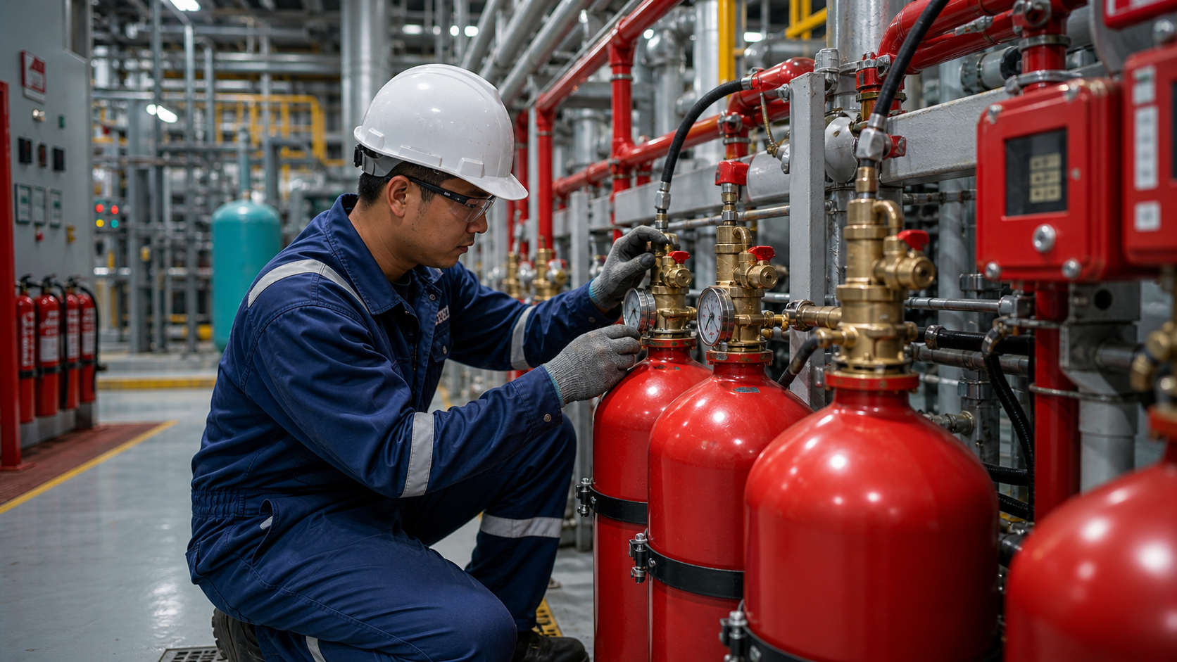 Industrial fire and safety services
